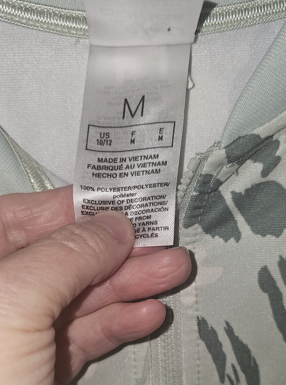 Girls Adidas Leopard Print Jacket M Light Green Pink Zip up - Picture 2 of 7